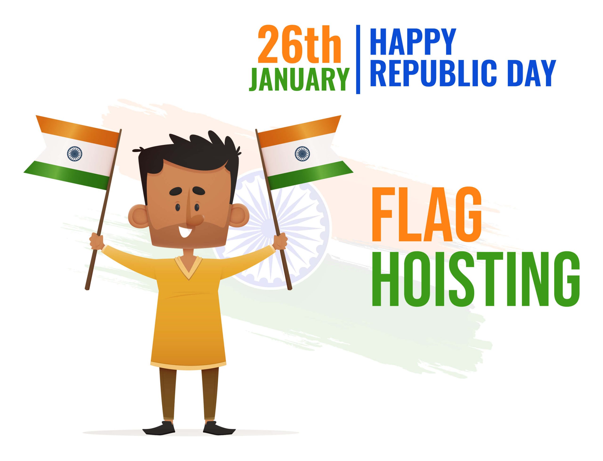 India Republic Day Flag hoisting