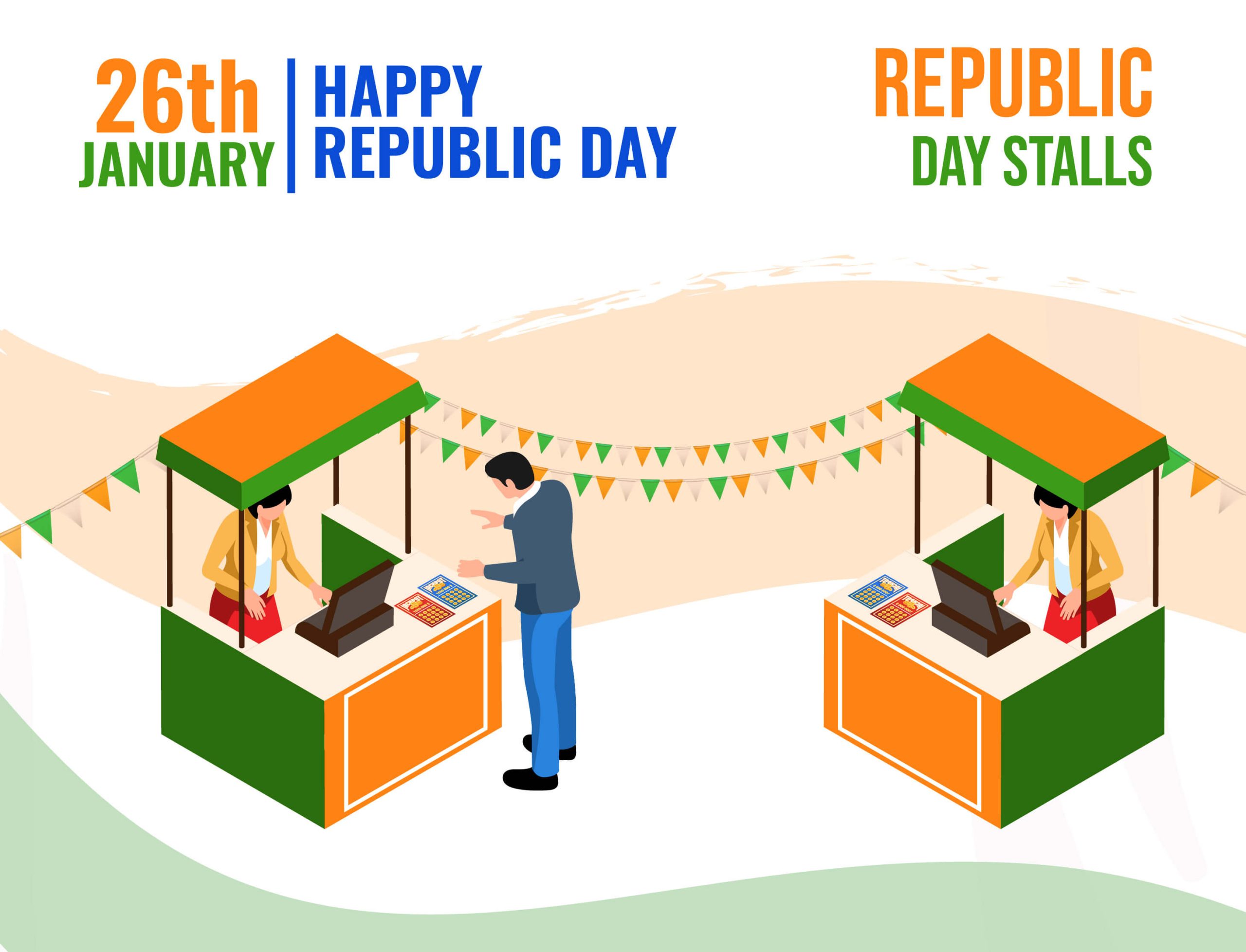 Republic Day stalls